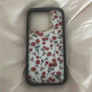 Wildflower phone case in Red Roses
